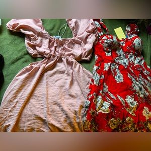 2 dresses. Size large